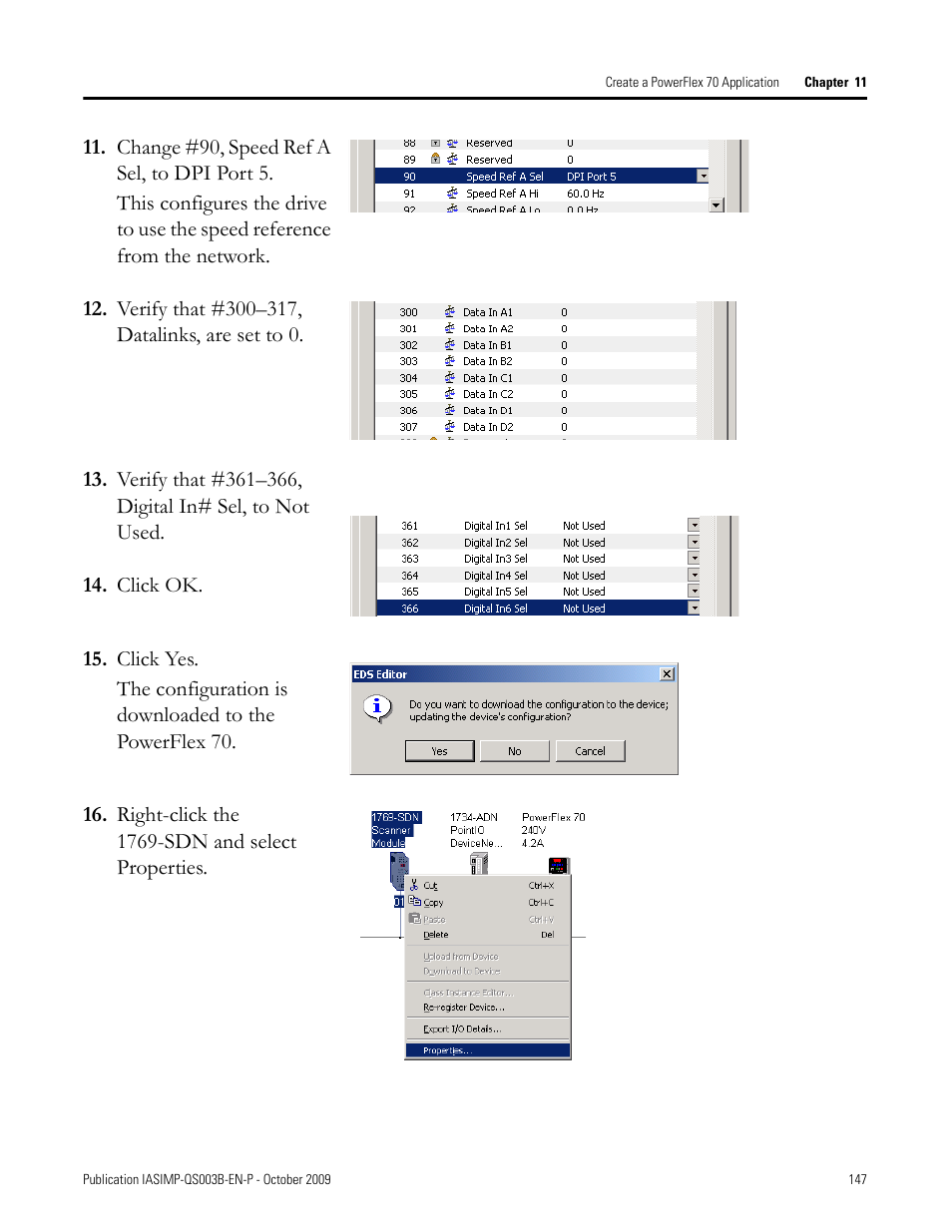 Rockwell Automation 1768-L43 CompactLogix System Quick Start User Manual | Page 147 / 205