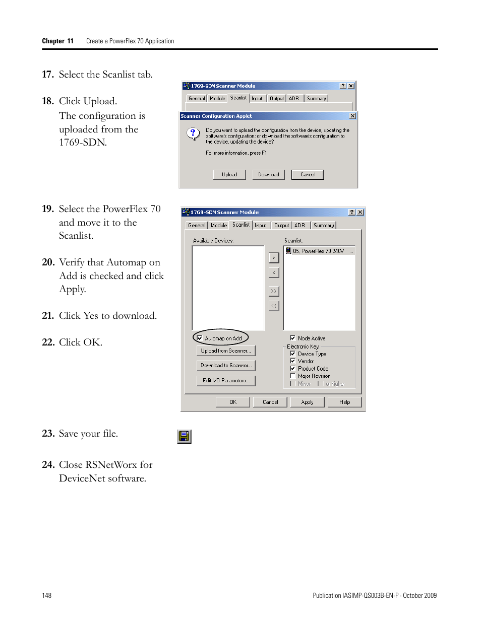 Rockwell Automation 1768-L43 CompactLogix System Quick Start User Manual | Page 148 / 205