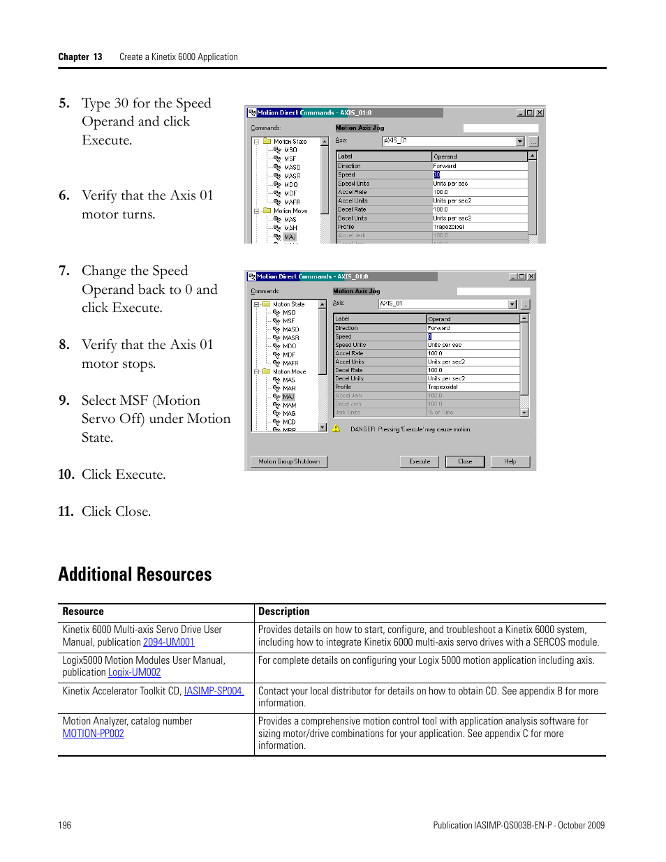 Additional resources | Rockwell Automation 1768-L43 CompactLogix System Quick Start User Manual | Page 196 / 205