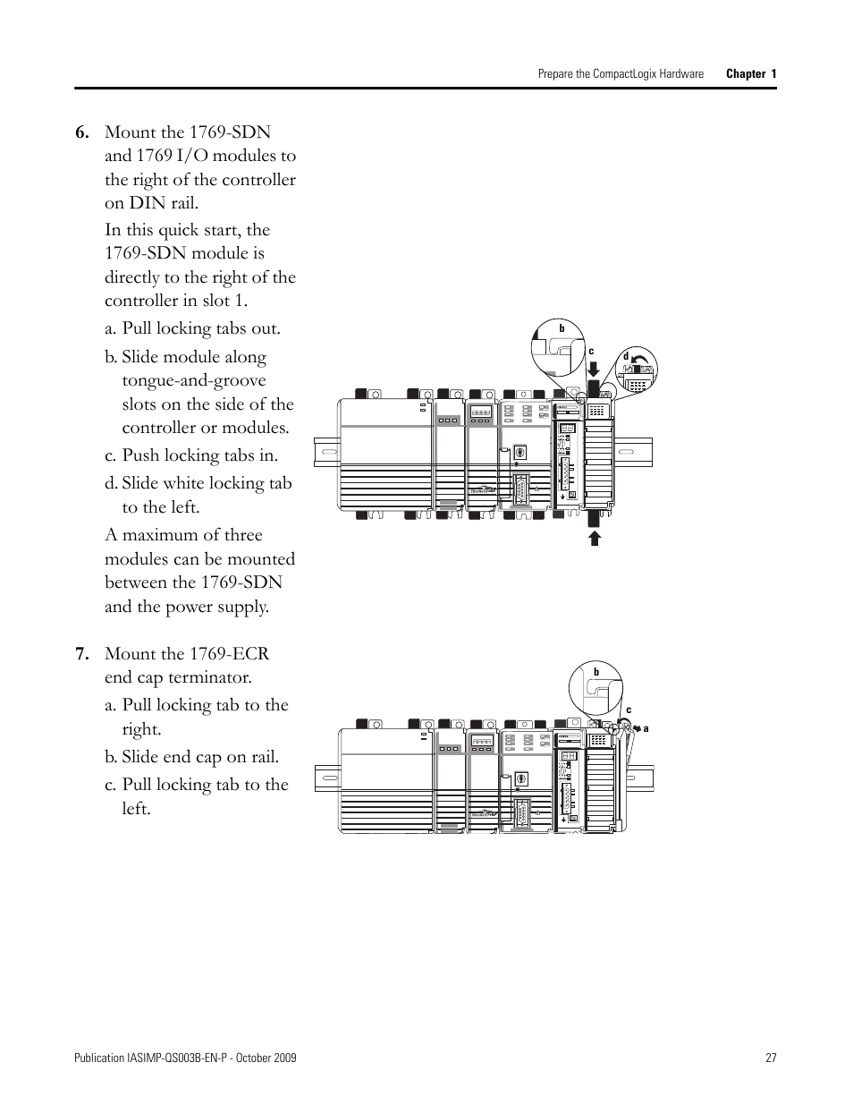 Rockwell Automation 1768-L43 CompactLogix System Quick Start User Manual | Page 27 / 205