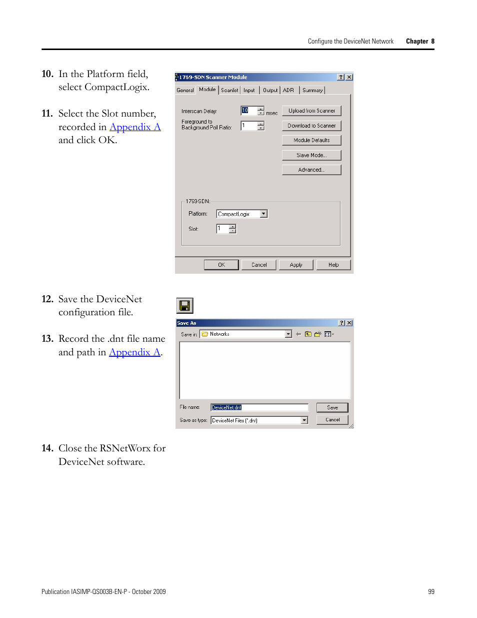 Rockwell Automation 1768-L43 CompactLogix System Quick Start User Manual | Page 99 / 205