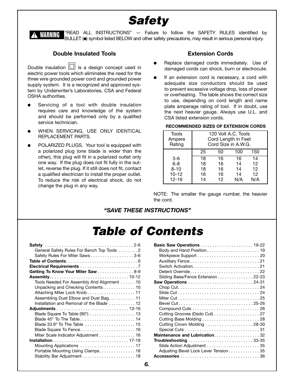 Bosch 4405 User Manual | Page 6 / 112