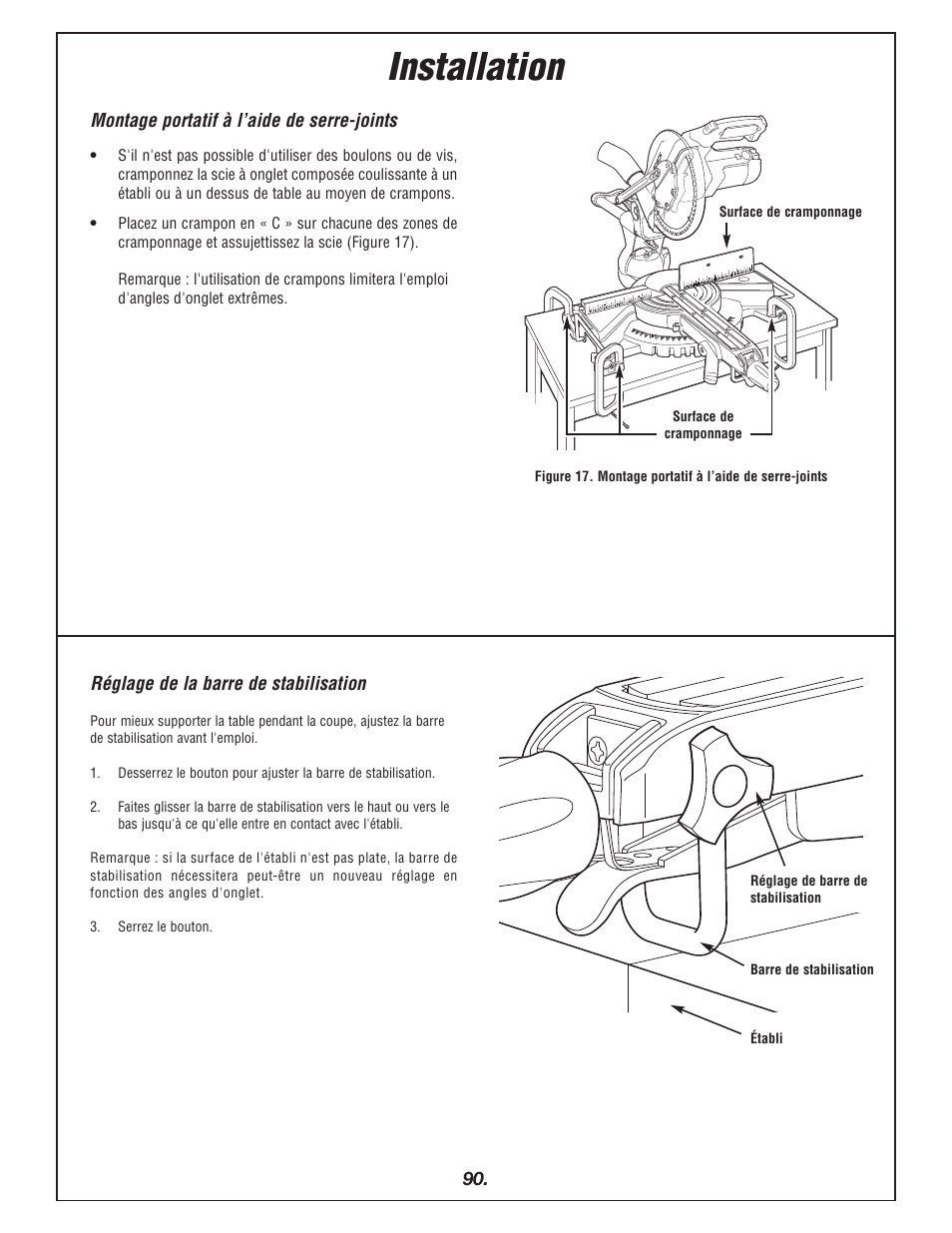 Installation | Bosch 4405 User Manual | Page 90 / 112