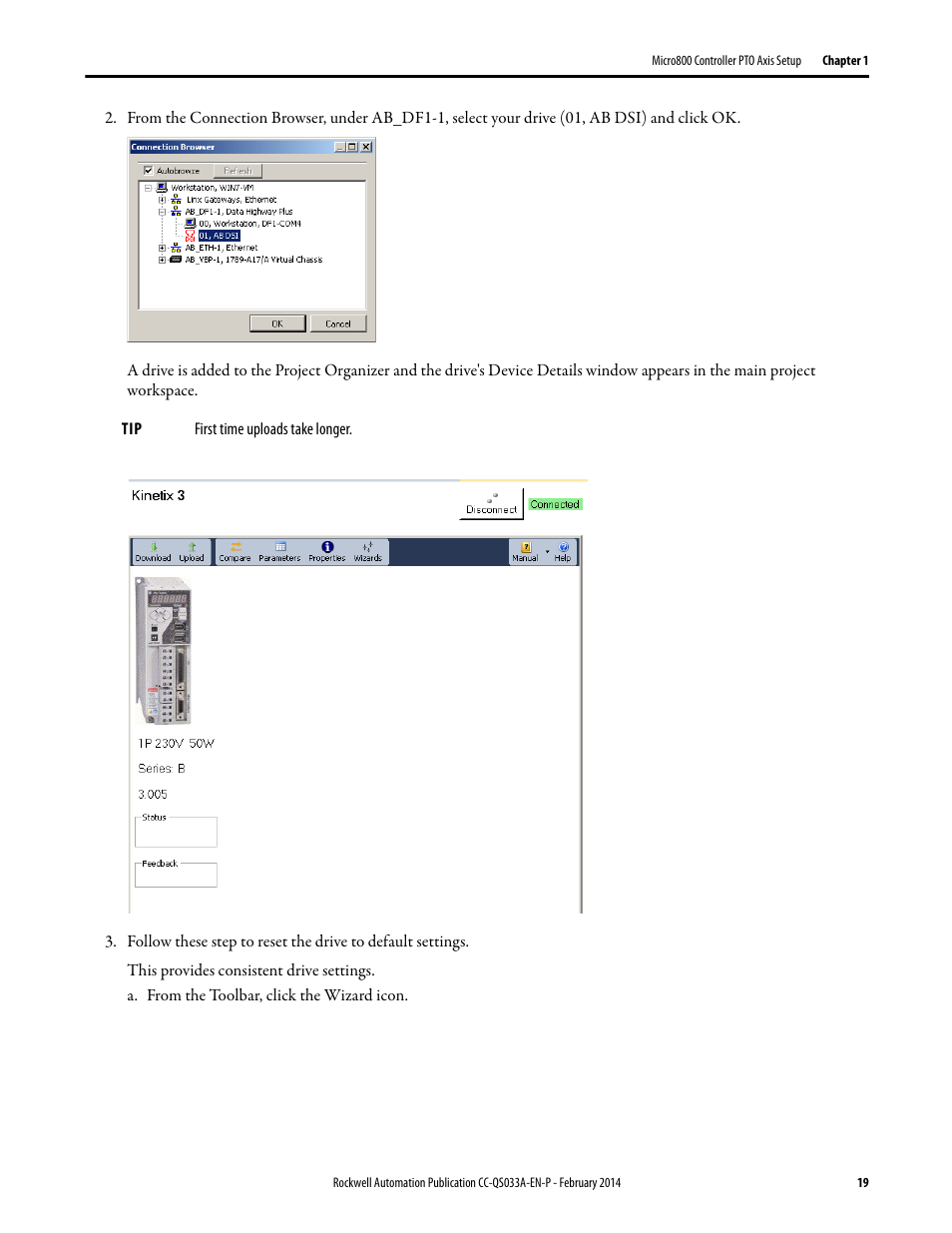 Rockwell Automation Motion Control PTO Application Building Block User Manual | Page 19 / 94