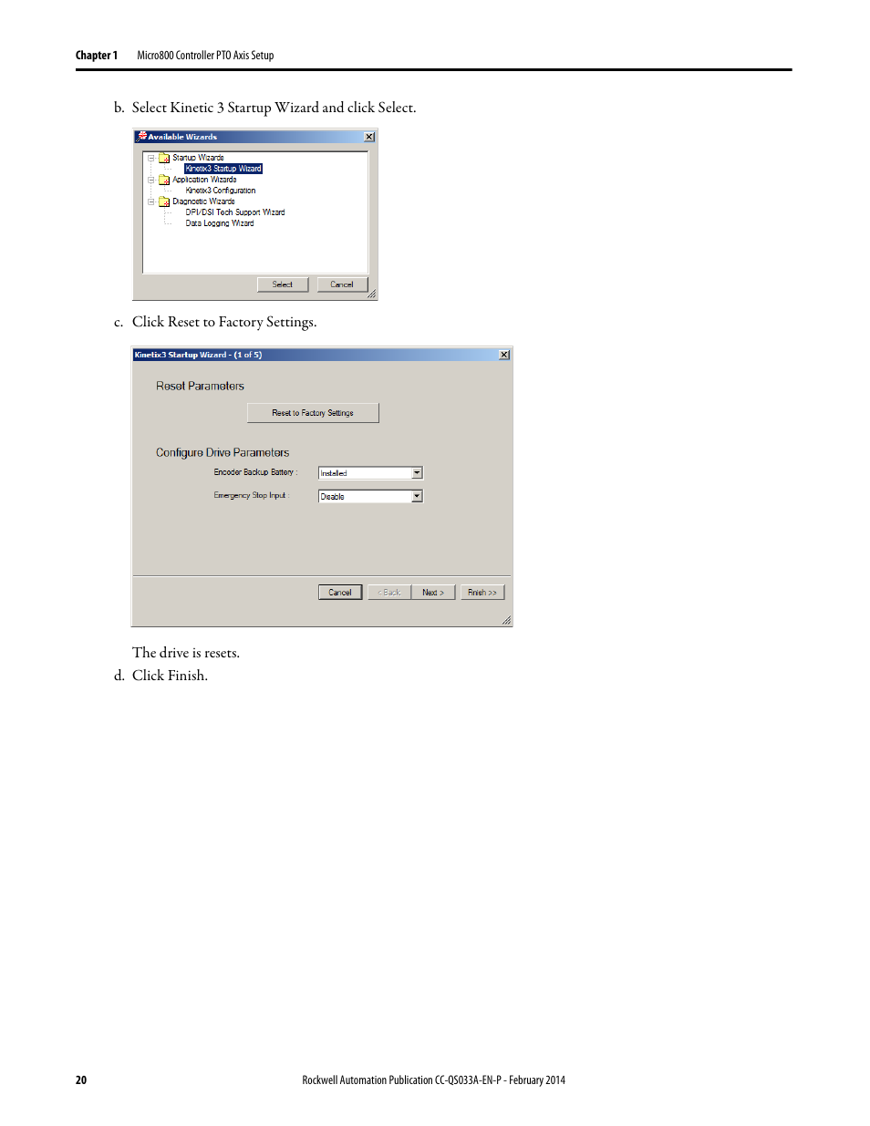 Rockwell Automation Motion Control PTO Application Building Block User Manual | Page 20 / 94