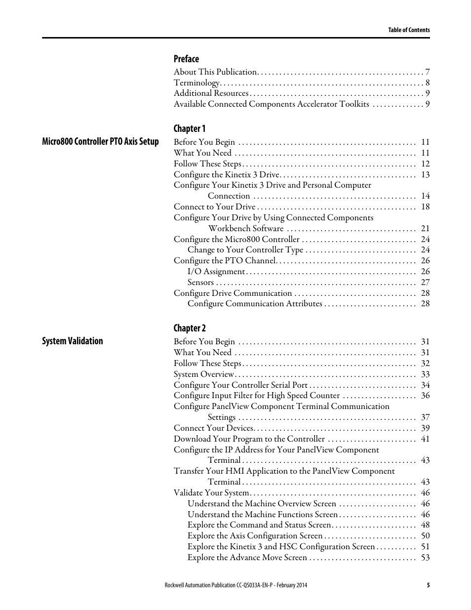 Rockwell Automation Motion Control PTO Application Building Block User Manual | Page 5 / 94