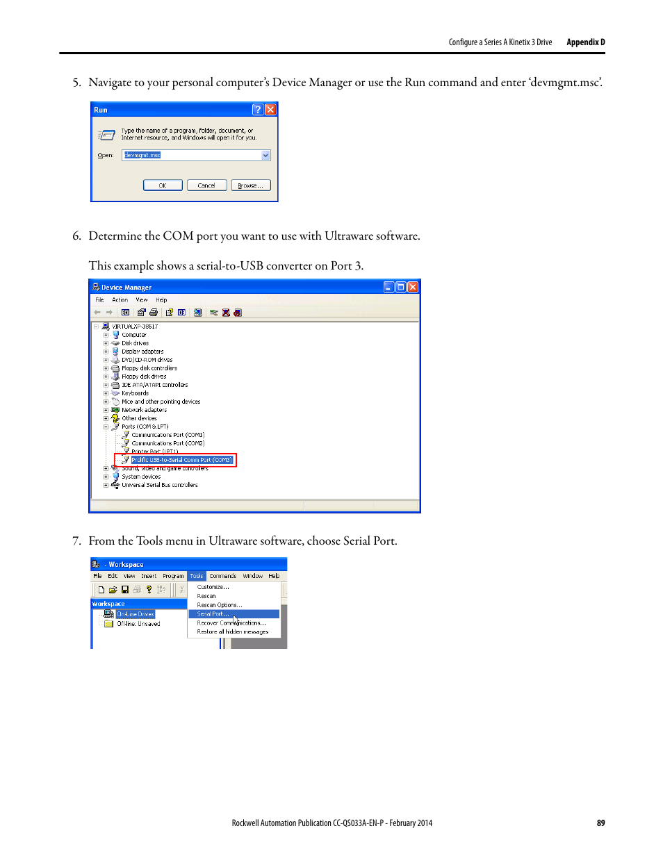 Rockwell Automation Motion Control PTO Application Building Block User Manual | Page 89 / 94