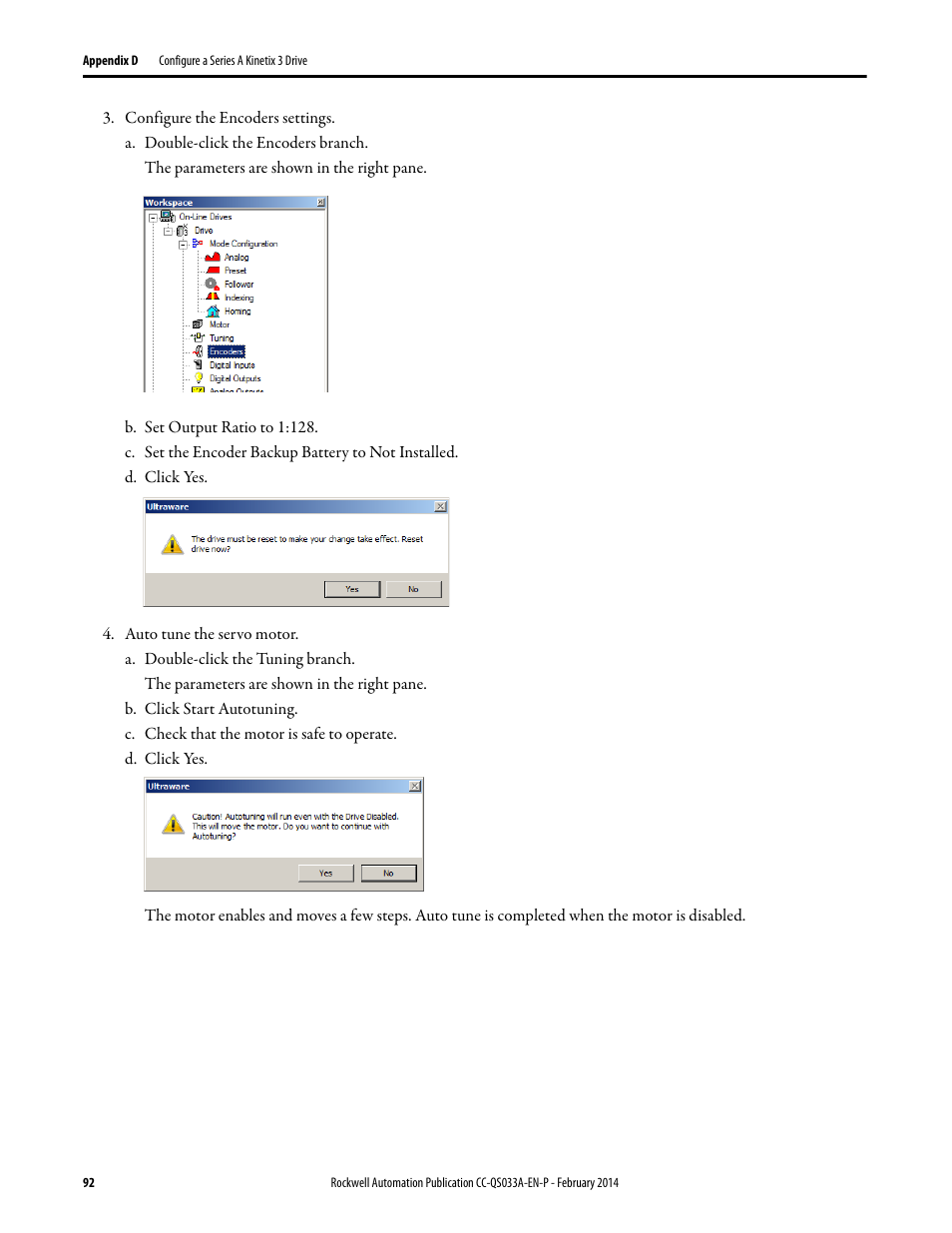 Rockwell Automation Motion Control PTO Application Building Block User Manual | Page 92 / 94