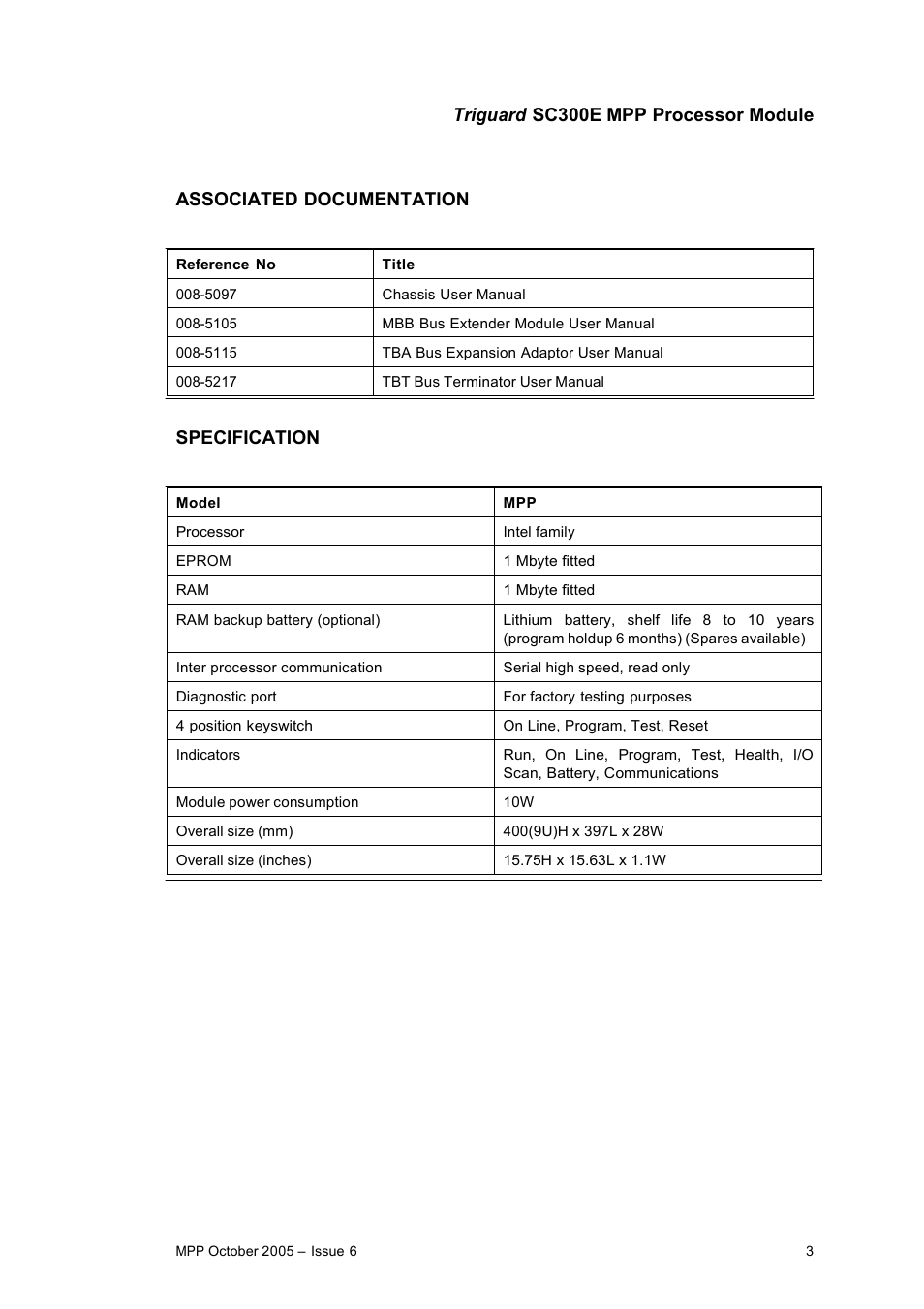 Rockwell Automation MPP Processor Moduile User Manual | Page 3 / 25