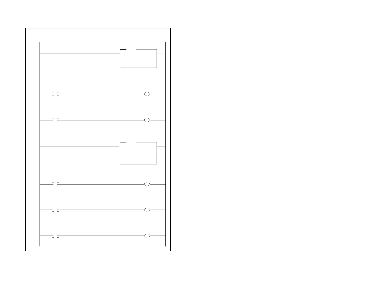 3 sample slc ladder logic program | Rockwell Automation RECOMM-DNET DeviceNet Adapter for use with DPI AC Drives User Manual | Page 65 / 168