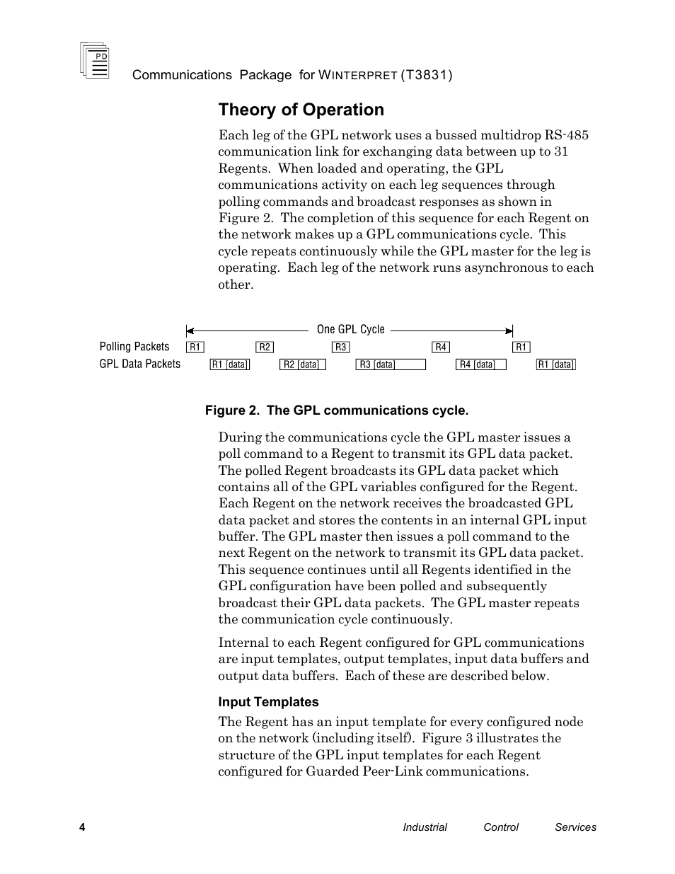 Theory of operation | Rockwell Automation T3831 ICS Regent Communications Package for Winterpret User Manual | Page 4 / 32