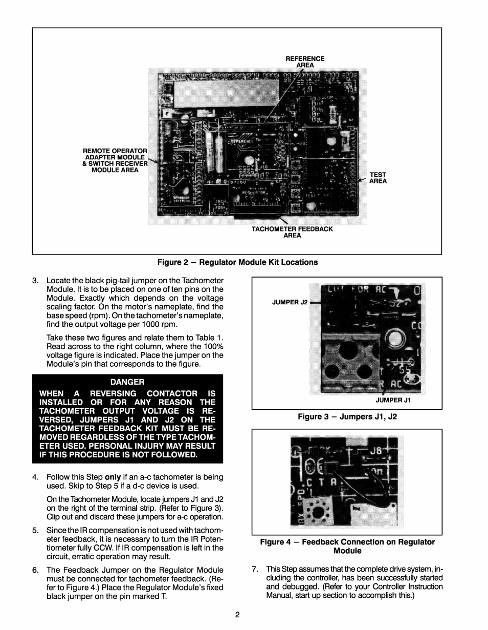 Rockwell Automation FlexPak Plus/MinPak Plus Tachometer Feedback Kit 14C221 User Manual | Page 2 / 4