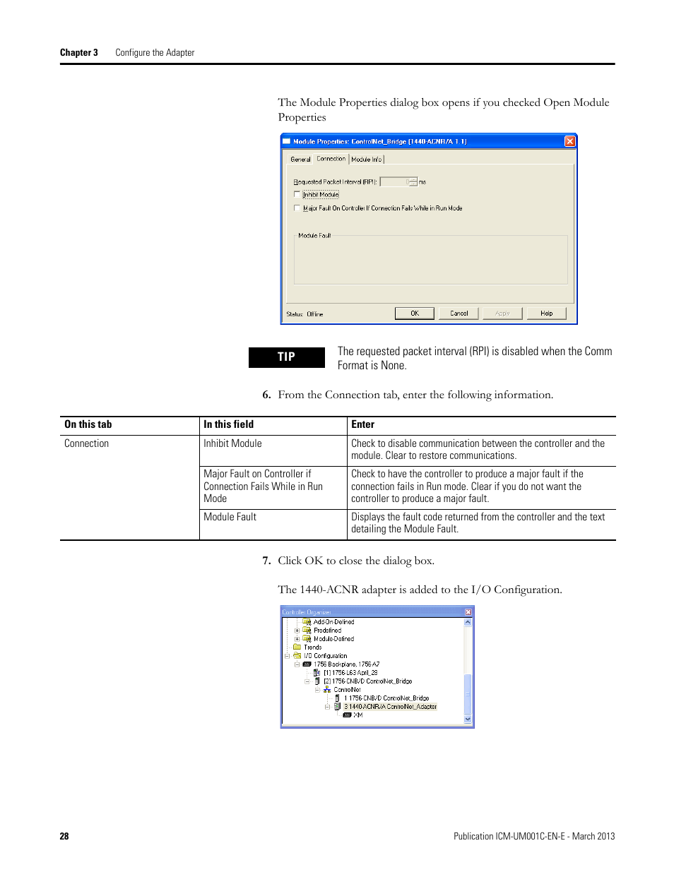 Rockwell Automation 1440-ACNR XM ControlNet Adapter User Manual | Page 28 / 48