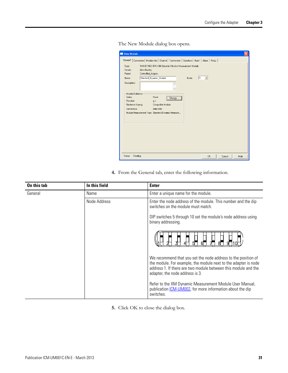 Rockwell Automation 1440-ACNR XM ControlNet Adapter User Manual | Page 31 / 48