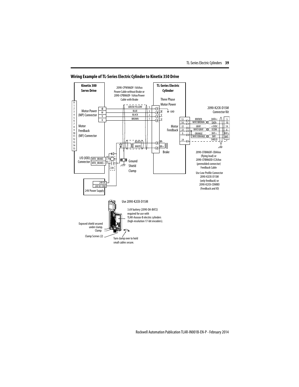 Rockwell Automation TLAR Electric Cylinders  User Manual | Page 39 / 44