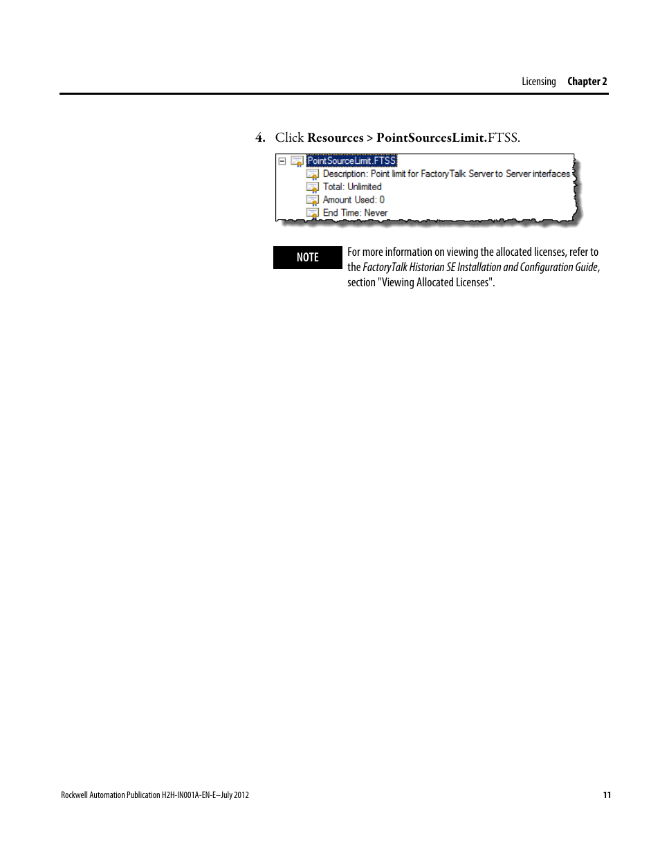 Rockwell Automation FactoryTalk Historian SE 3.0 H2H Interface Installation and Configuration Guide User Manual | Page 11 / 32