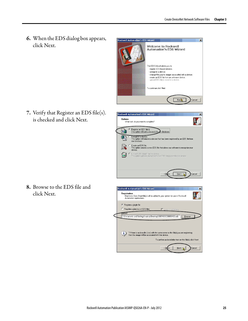 Rockwell Automation Logix5000 Control Systems: Connect POINT I/O Modules over a DeviceNet Network Quick Start User Manual | Page 25 / 62