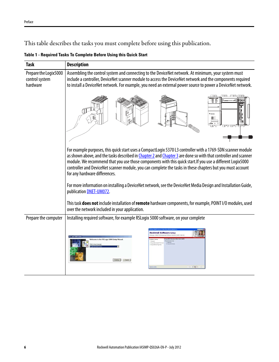 Rockwell Automation Logix5000 Control Systems: Connect POINT I/O Modules over a DeviceNet Network Quick Start User Manual | Page 6 / 62
