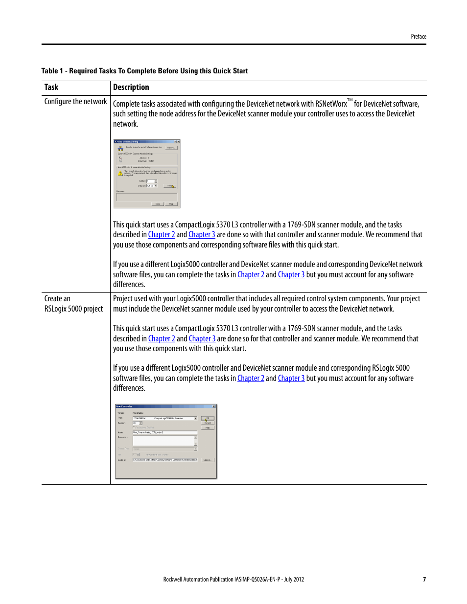 Rockwell Automation Logix5000 Control Systems: Connect POINT I/O Modules over a DeviceNet Network Quick Start User Manual | Page 7 / 62
