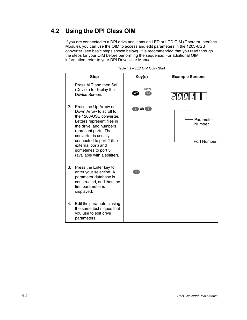 Using the dpi class oim -2, 2 using the dpi class oim | Rockwell Automation 1203-USB USB Converter  (Same as DRIVES-UM001) Out of synch with AB version. User Manual | Page 20 / 76
