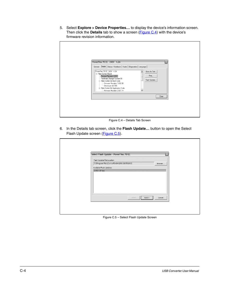 Rockwell Automation 1203-USB USB Converter  (Same as DRIVES-UM001) Out of synch with AB version. User Manual | Page 50 / 76