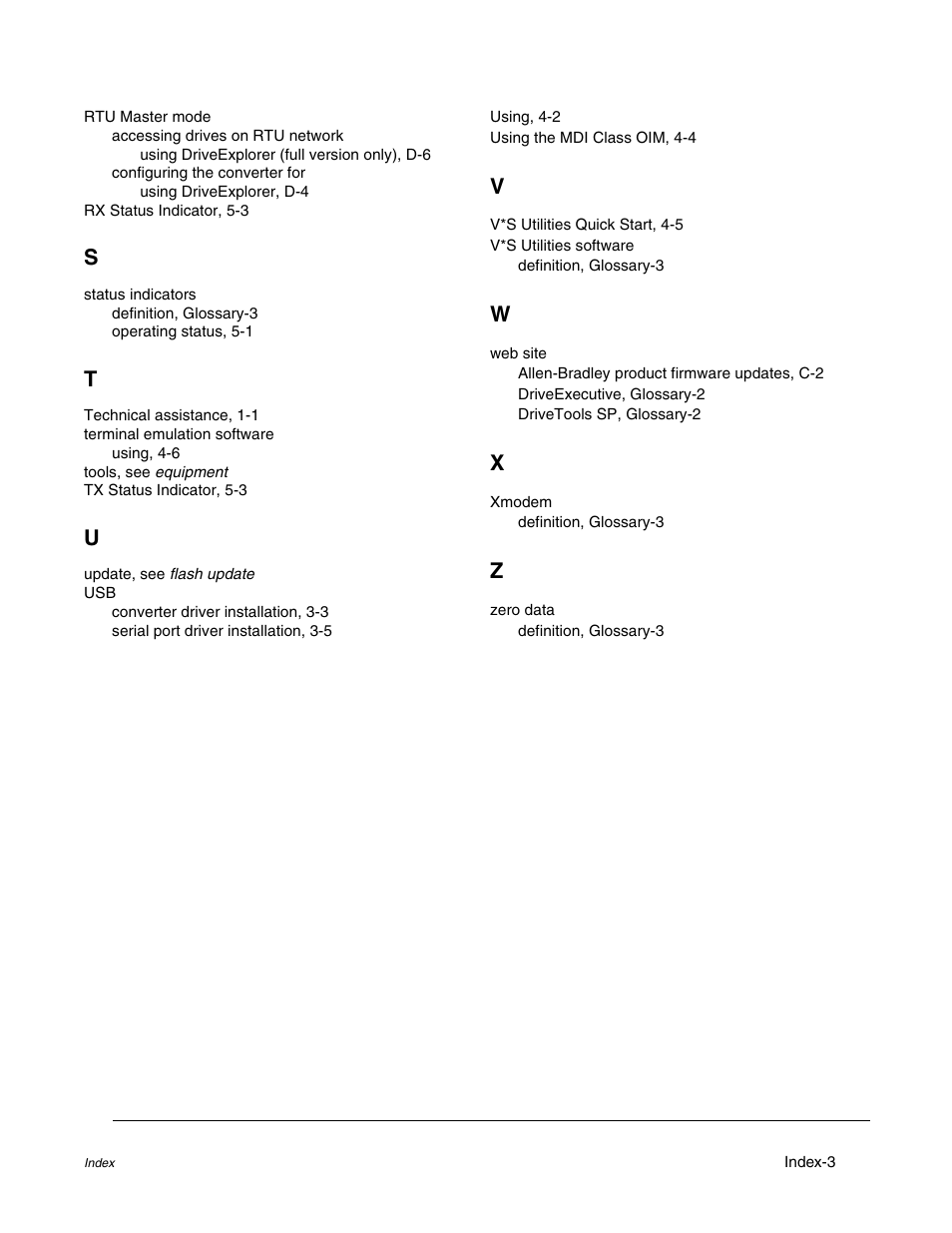 Rockwell Automation 1203-USB USB Converter  (Same as DRIVES-UM001) Out of synch with AB version. User Manual | Page 73 / 76