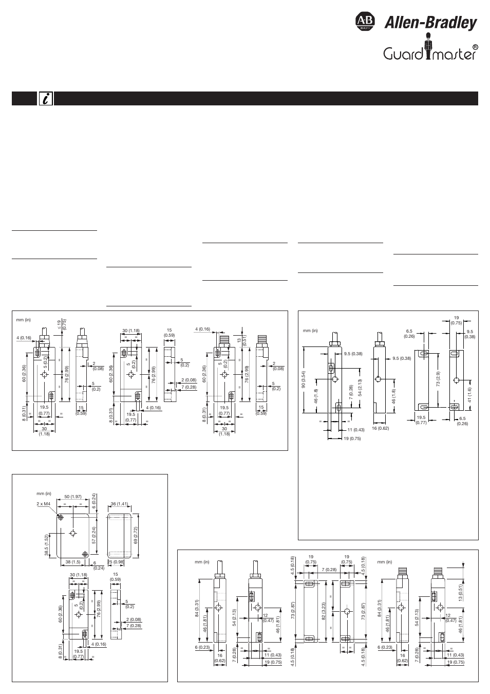 Rockwell Automation 440N Magnetically Operated Safety Switch User Manual | 4 pages