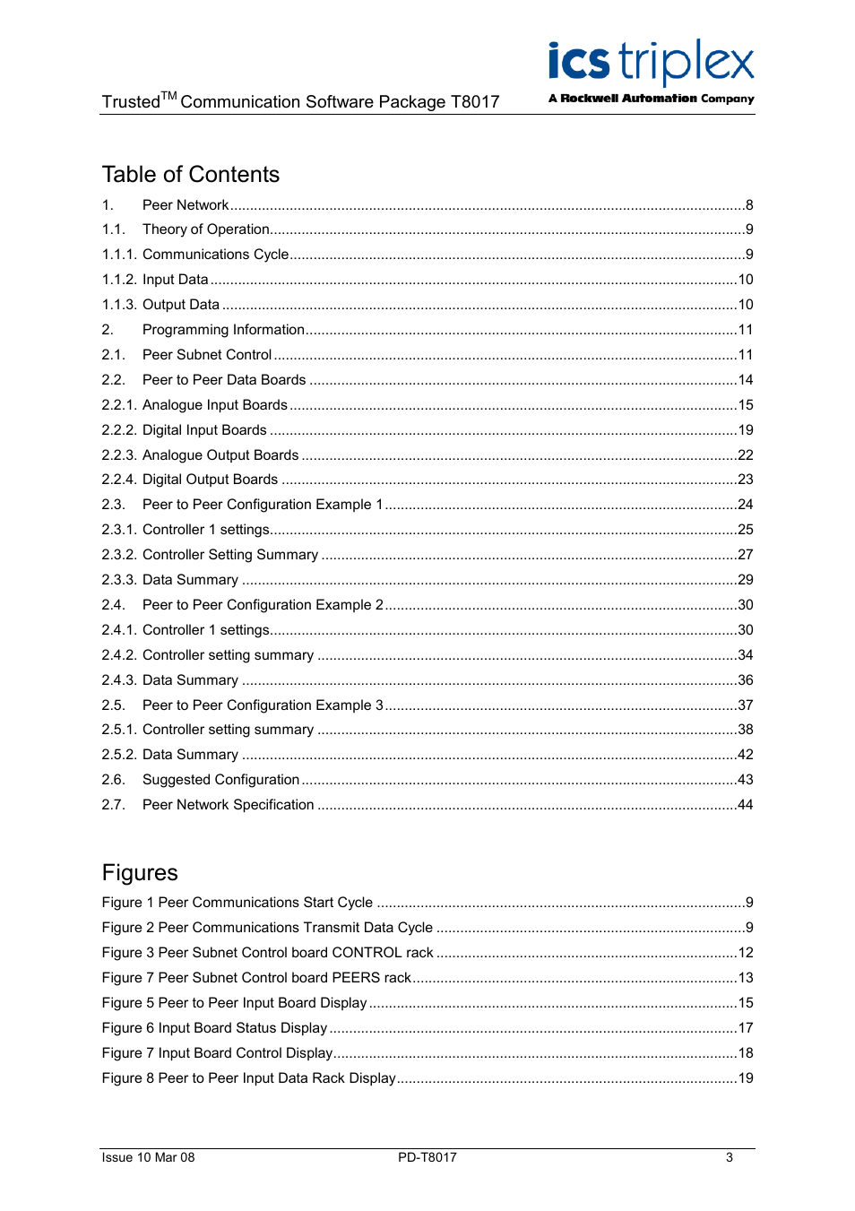 Rockwell Automation T8017 Trusted Peer to Peer Communications User Manual | Page 3 / 46