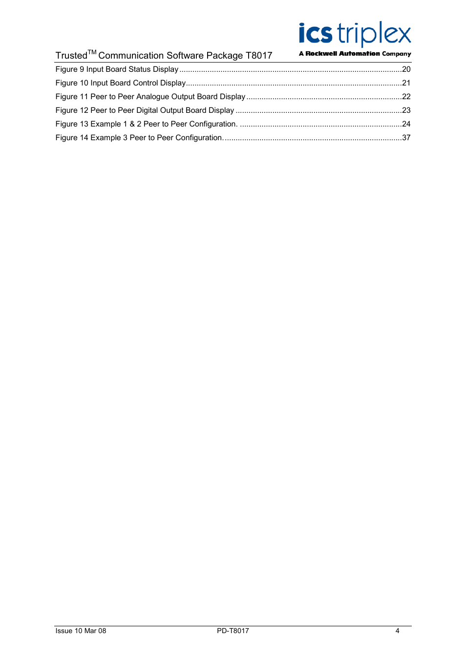 Rockwell Automation T8017 Trusted Peer to Peer Communications User Manual | Page 4 / 46