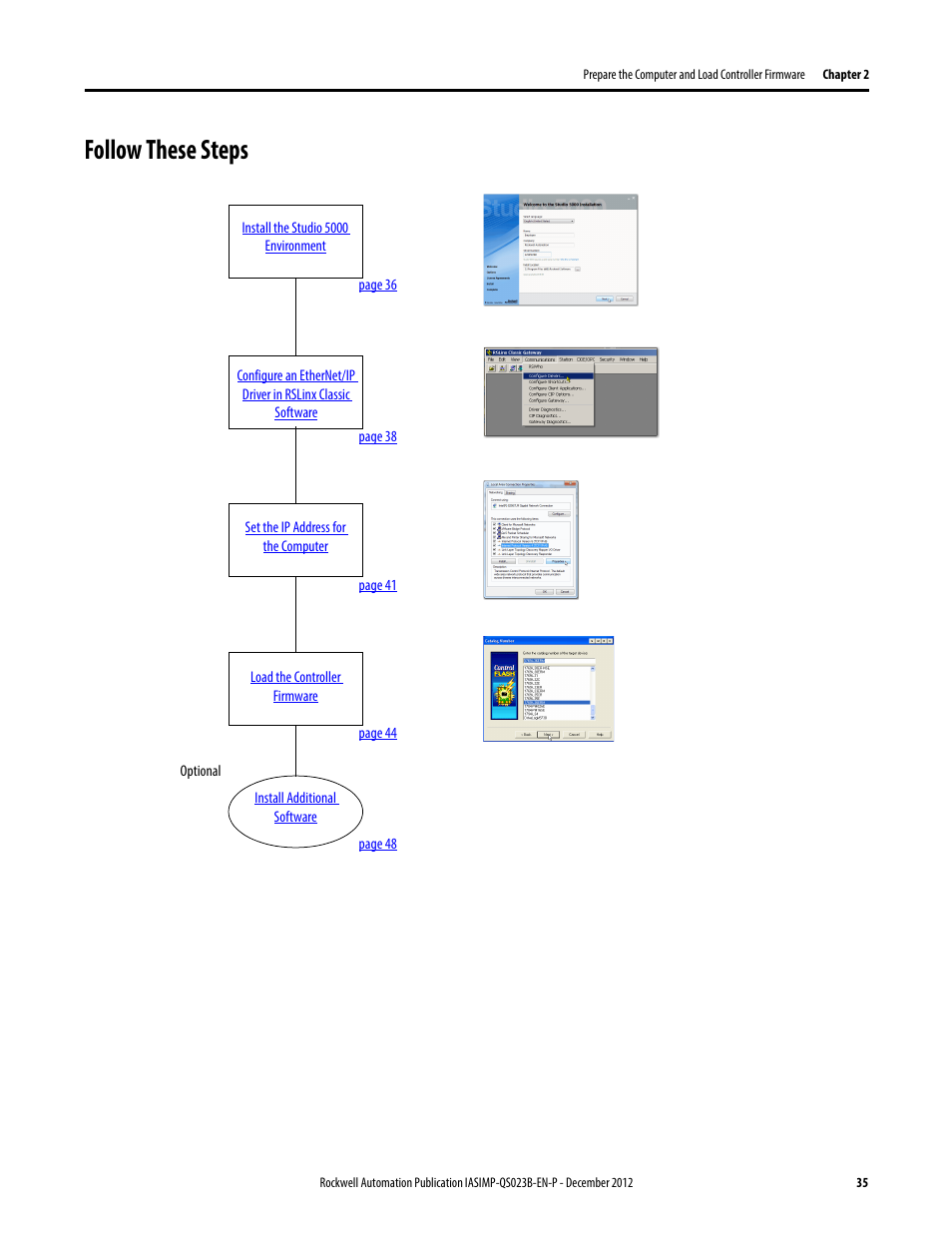 Follow these steps | Rockwell Automation 1769-L30ER_L30ERM_L30ER-NSE_L33ERM_L33ER_L36ERM CompactLogix 5370 L3 Controllers Quick Start User Manual | Page 35 / 88