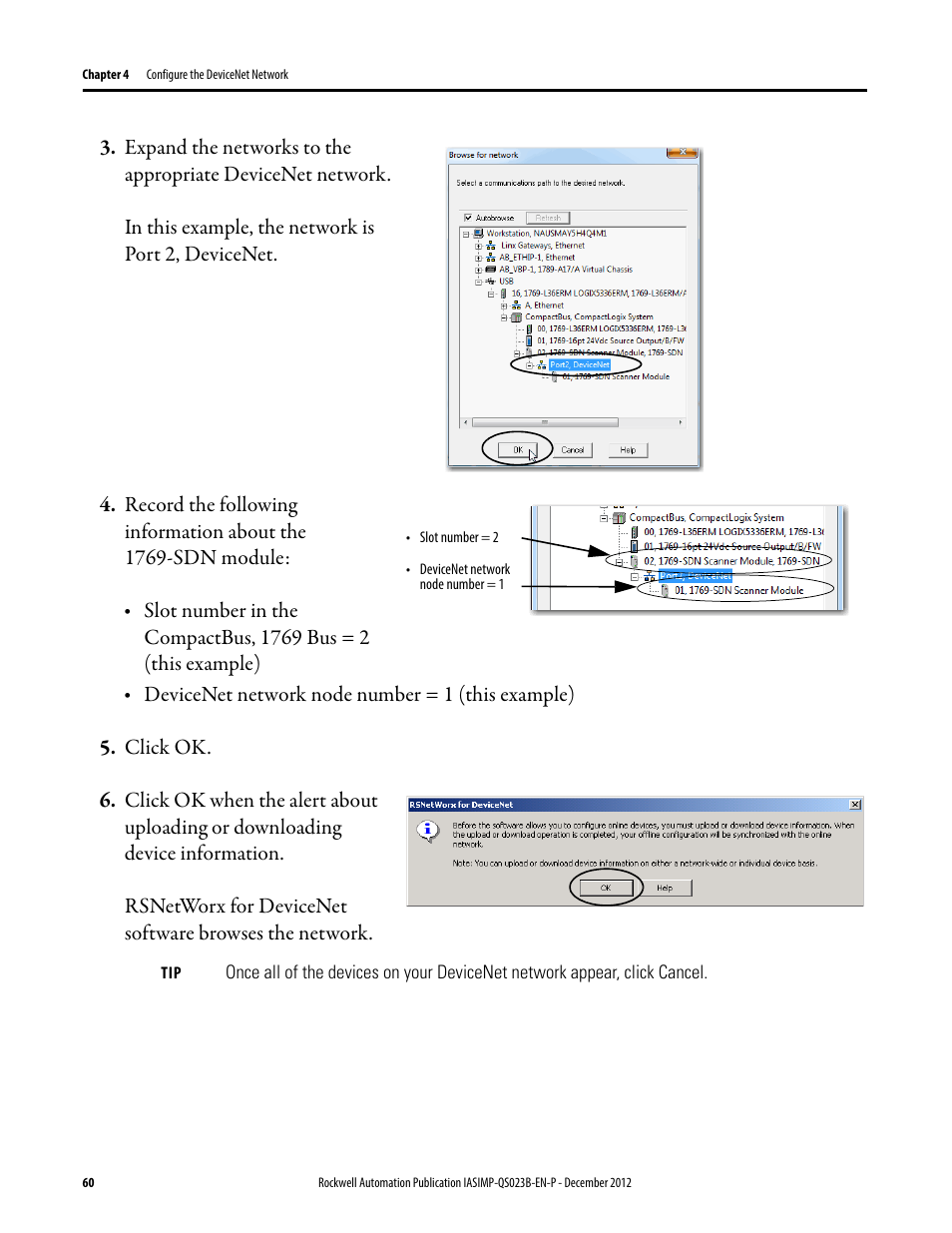 Rockwell Automation 1769-L30ER_L30ERM_L30ER-NSE_L33ERM_L33ER_L36ERM CompactLogix 5370 L3 Controllers Quick Start User Manual | Page 60 / 88