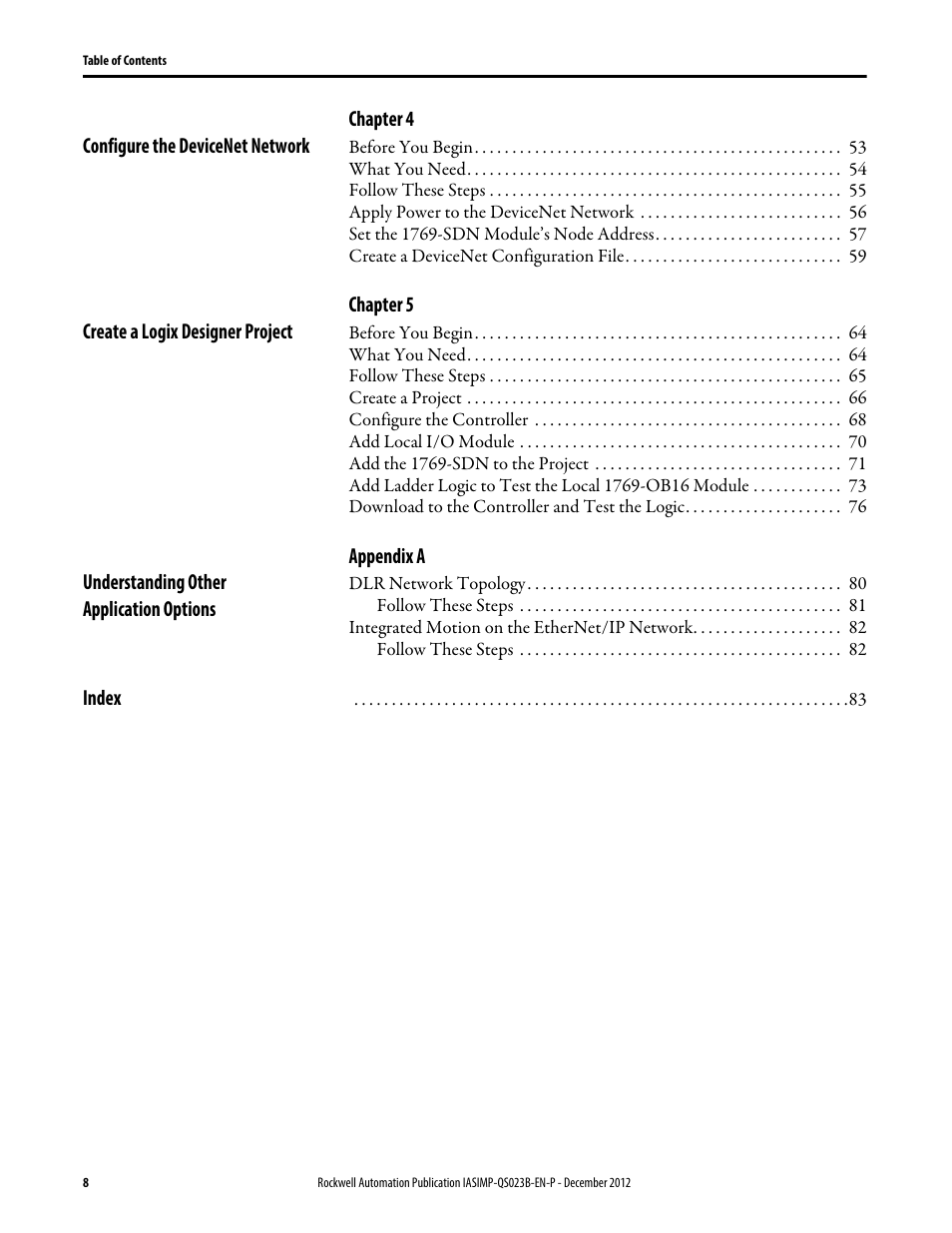 Rockwell Automation 1769-L30ER_L30ERM_L30ER-NSE_L33ERM_L33ER_L36ERM CompactLogix 5370 L3 Controllers Quick Start User Manual | Page 8 / 88