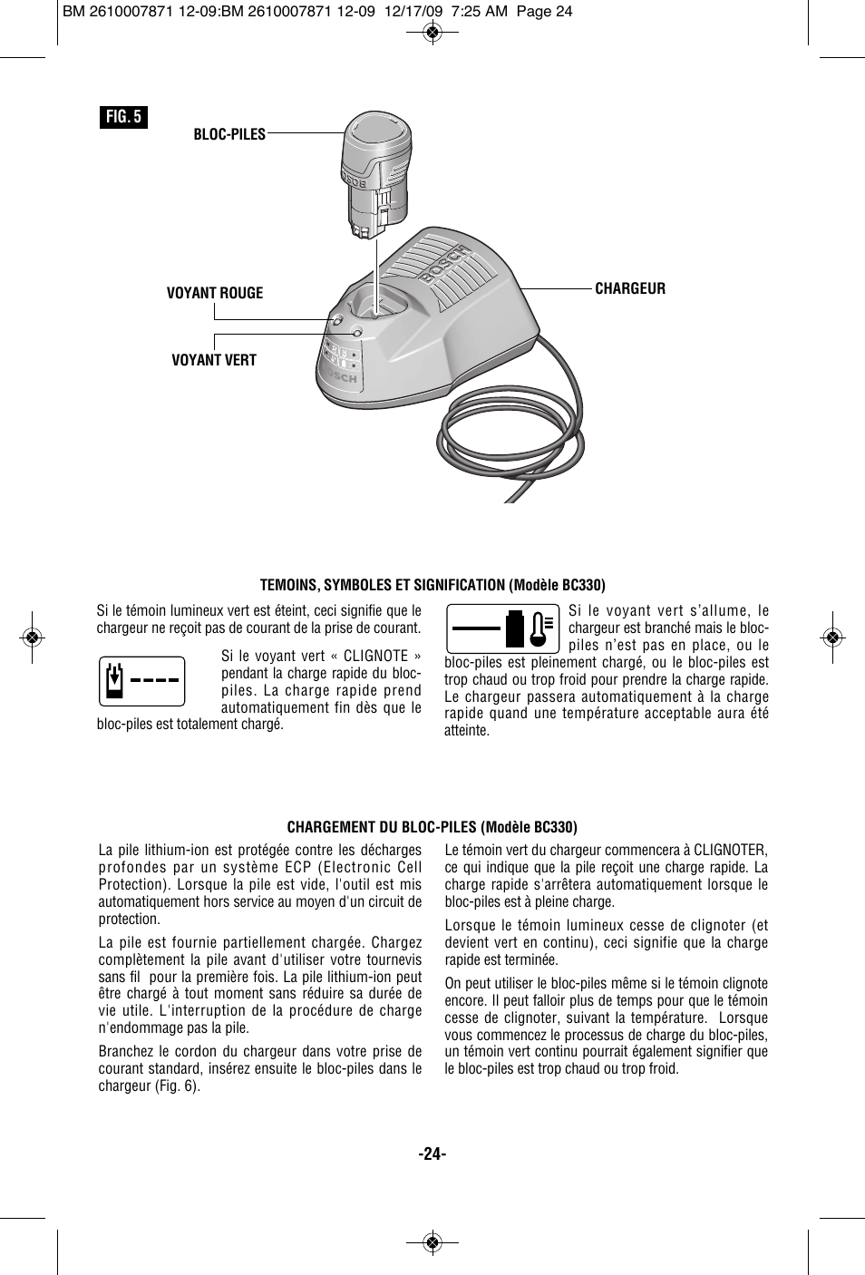 Bosch PS21 User Manual | Page 24 / 44