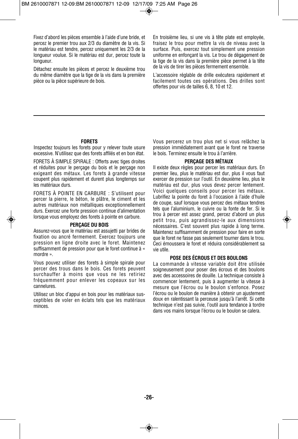 Bosch PS21 User Manual | Page 26 / 44