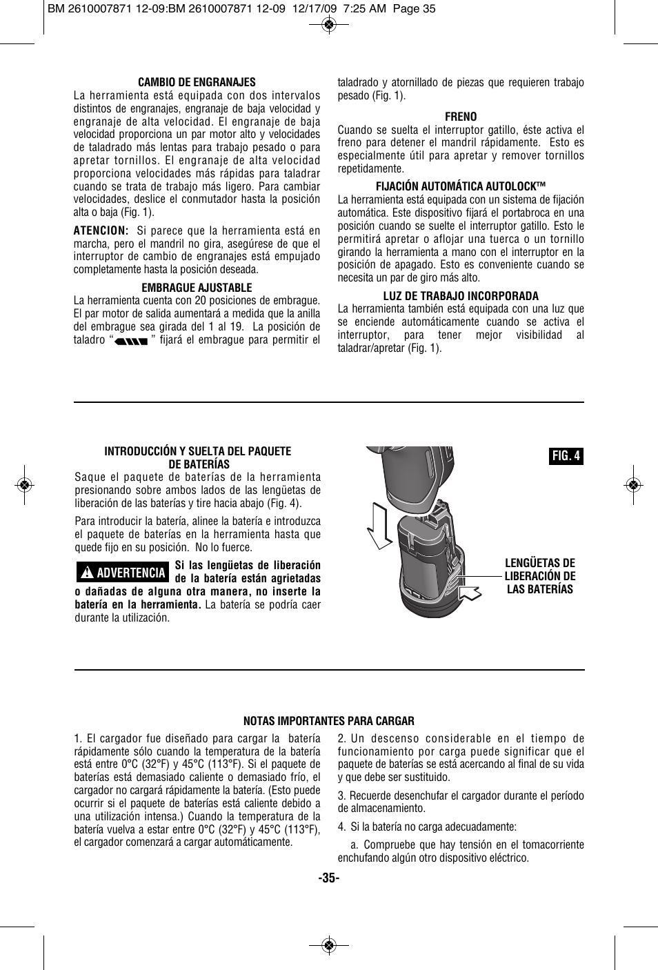 Bosch PS21 User Manual | Page 35 / 44