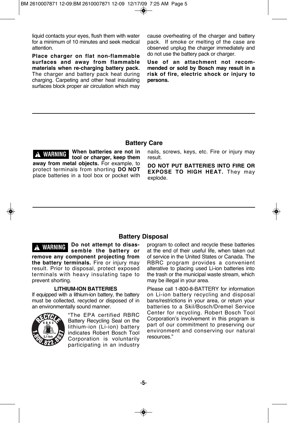 Bosch PS21 User Manual | Page 5 / 44