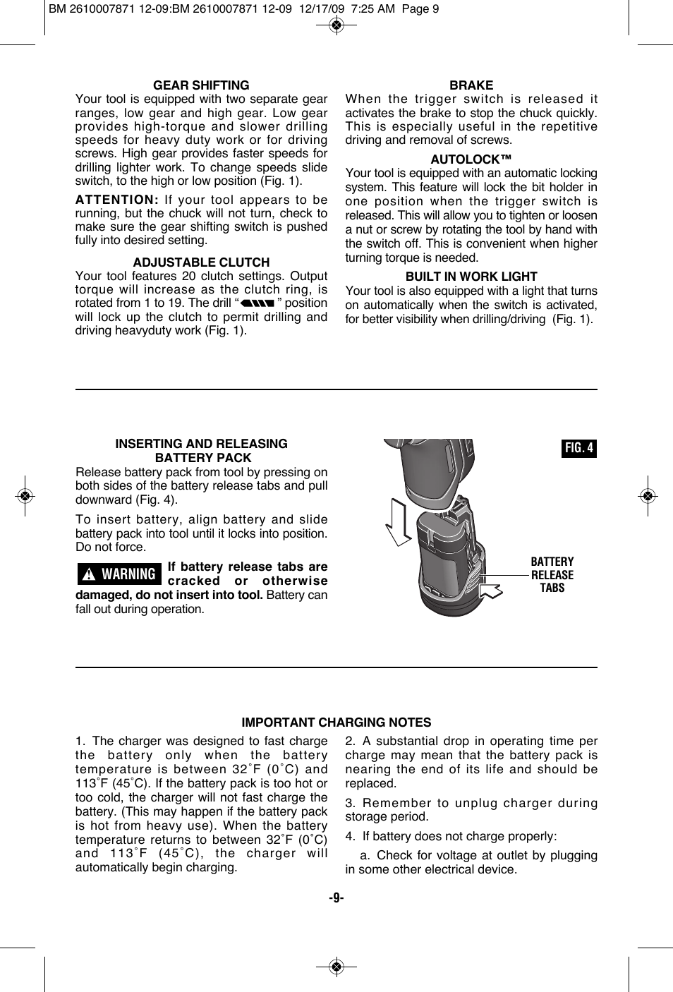 Bosch PS21 User Manual | Page 9 / 44