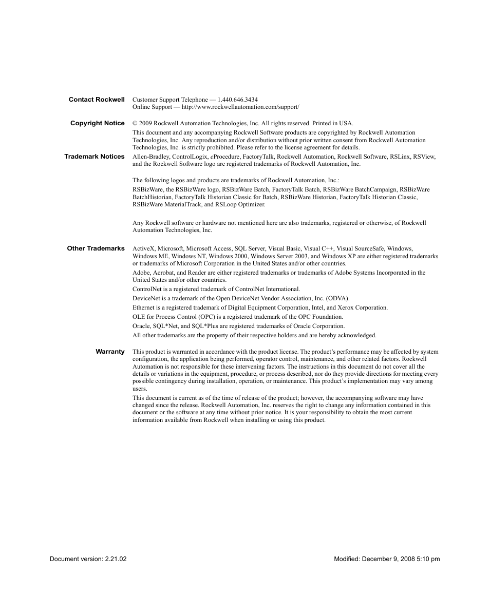 Rockwell Automation FactoryTalk AssetCentre Machine Edition Installation Manual User Manual | Page 2 / 44