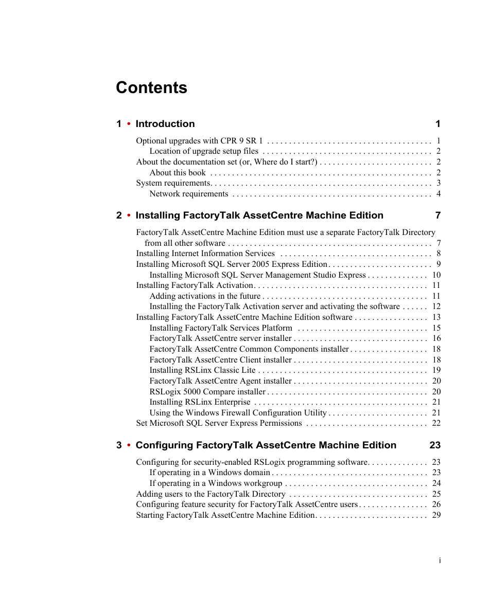 Rockwell Automation FactoryTalk AssetCentre Machine Edition Installation Manual User Manual | Page 3 / 44