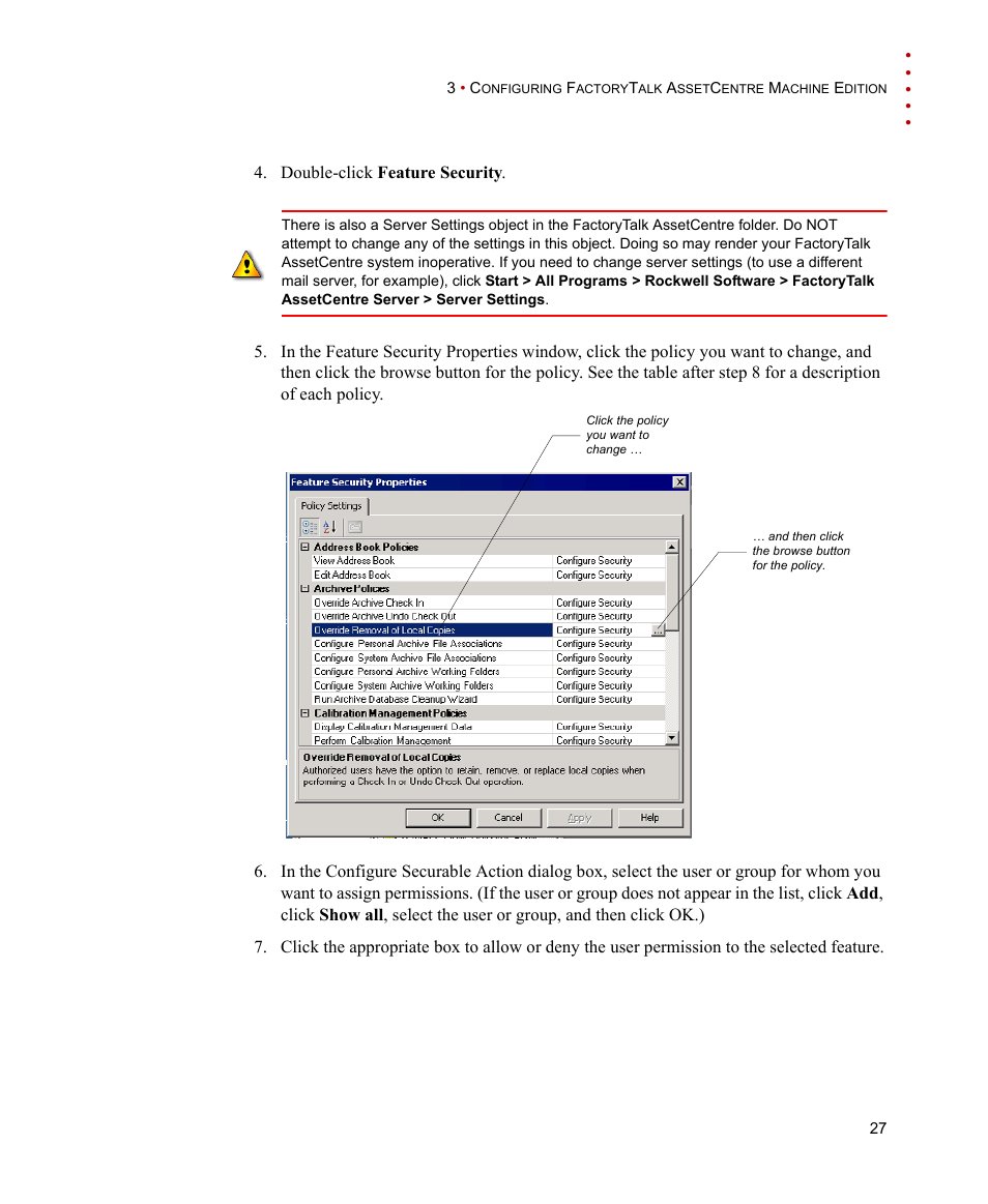 Rockwell Automation FactoryTalk AssetCentre Machine Edition Installation Manual User Manual | Page 31 / 44
