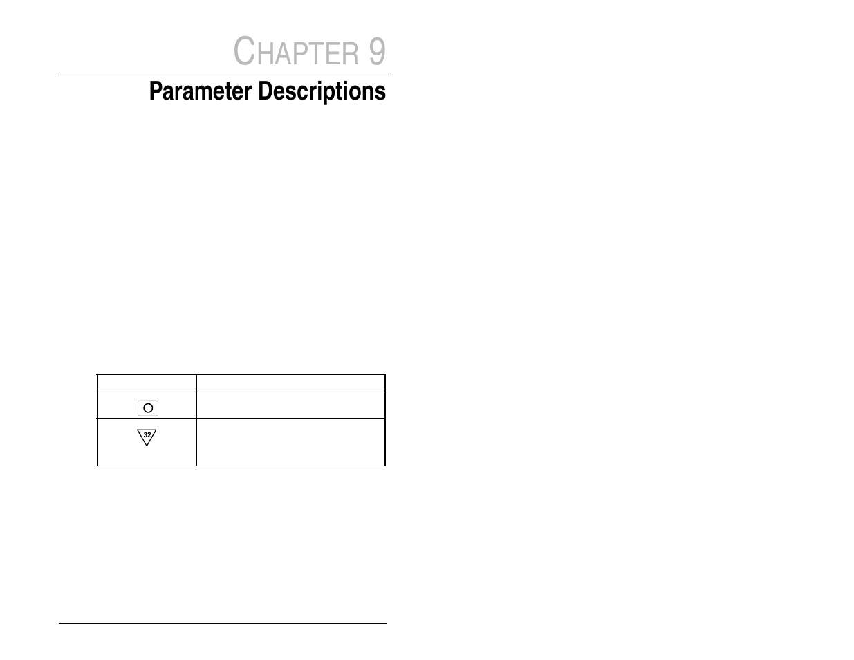 Hapter, Parameter descriptions | Rockwell Automation MD60 User Manual Version 3.0 User Manual | Page 51 / 136