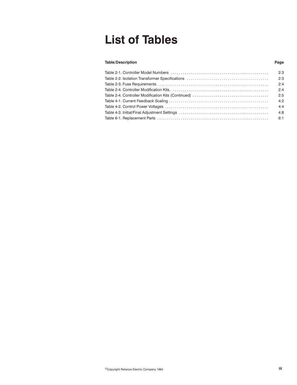 List of tables | Rockwell Automation FlexPak Plus DC Drive User Manual | Page 4 / 68