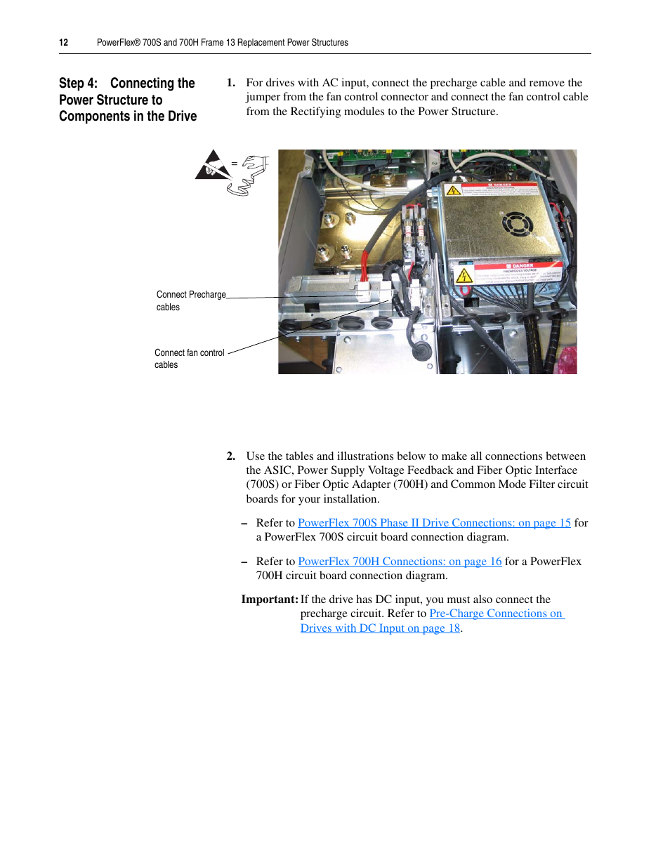 Rockwell Automation 20D PowerFlex 700H/S Frame 13 Replacement Power Structures User Manual | Page 12 / 20