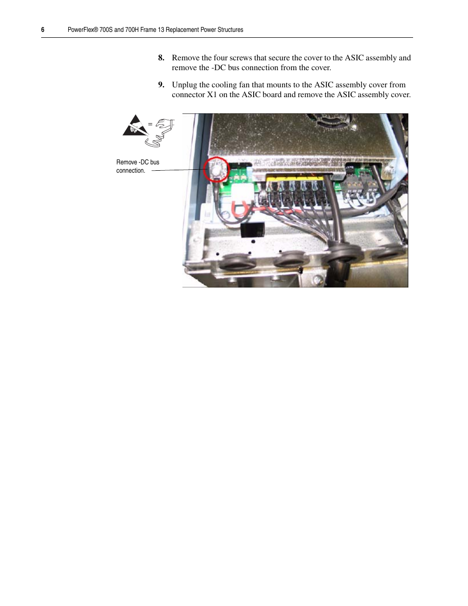 Rockwell Automation 20D PowerFlex 700H/S Frame 13 Replacement Power Structures User Manual | Page 6 / 20