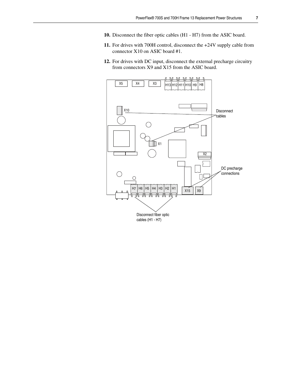 Rockwell Automation 20D PowerFlex 700H/S Frame 13 Replacement Power Structures User Manual | Page 7 / 20
