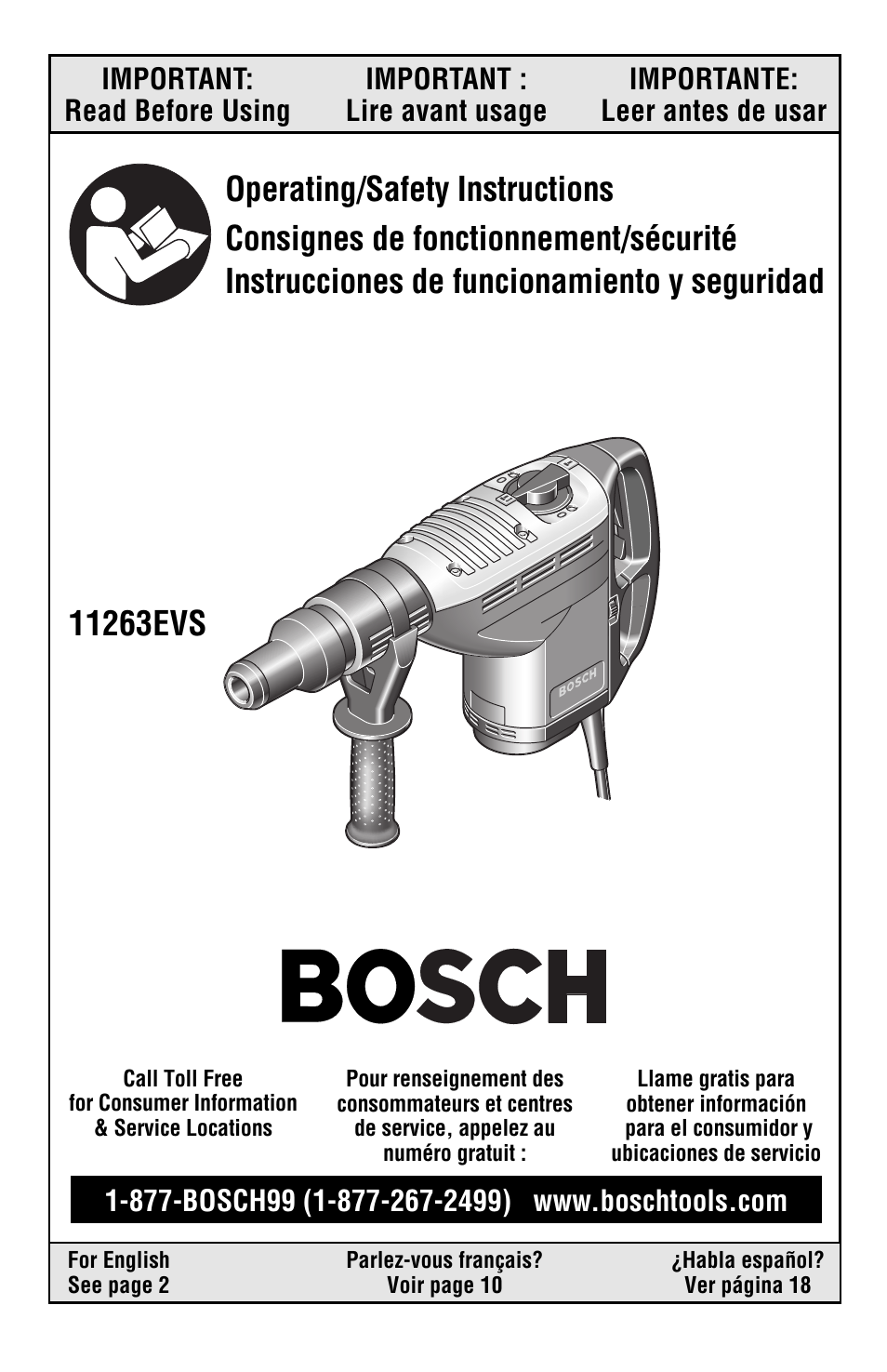 Bosch 11263EVS User Manual | 10 pages