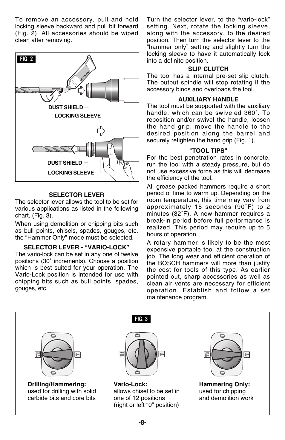 Bosch 11263EVS User Manual | Page 8 / 10