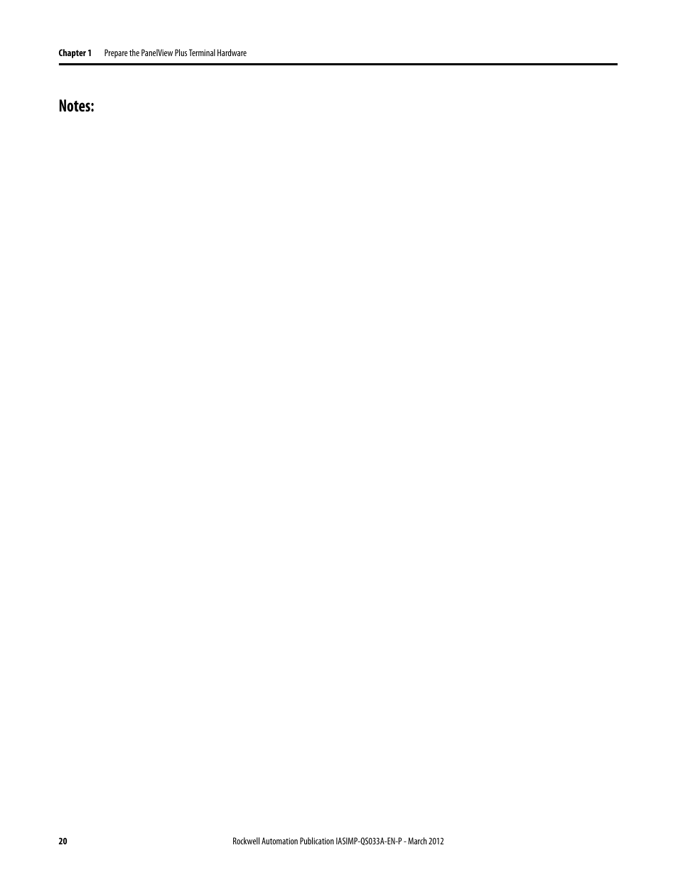 Rockwell Automation Logix5000 Control Systems: Connect PanelView Plus Terminals over EtherNet/IP Quick Start User Manual | Page 20 / 56