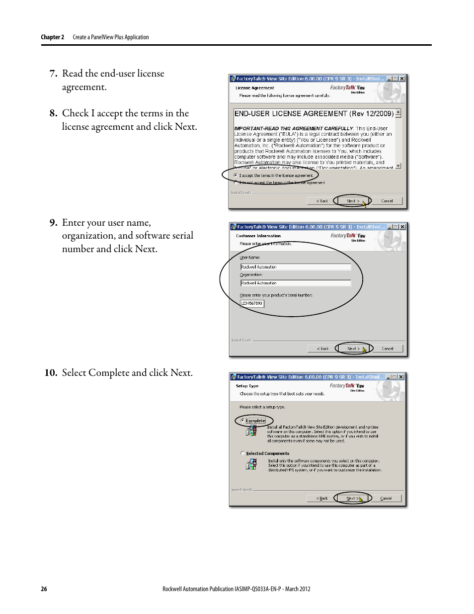 Rockwell Automation Logix5000 Control Systems: Connect PanelView Plus Terminals over EtherNet/IP Quick Start User Manual | Page 26 / 56