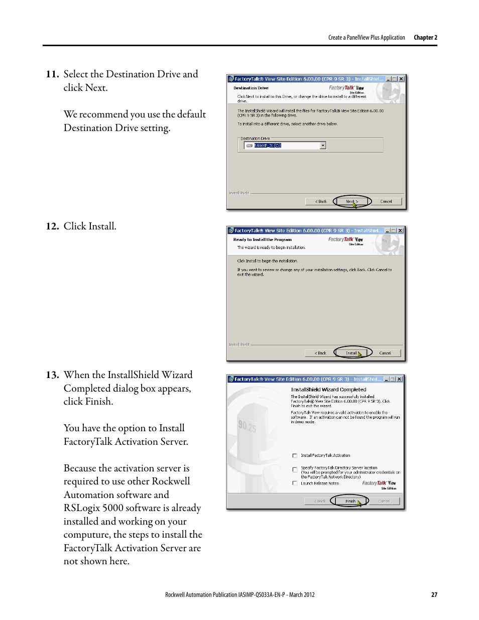 Rockwell Automation Logix5000 Control Systems: Connect PanelView Plus Terminals over EtherNet/IP Quick Start User Manual | Page 27 / 56
